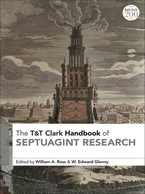 cover image of T&T Clark Handbook of Septuagint Research